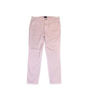 NYDJ Clarissa Ankle Jeans Womens Size 8 Pink Lift Tuck Technology Made USA